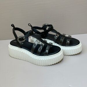 CIRCUS‎ NY BY SAM EDELMAN PLATFORM SANDALS IN BLACK